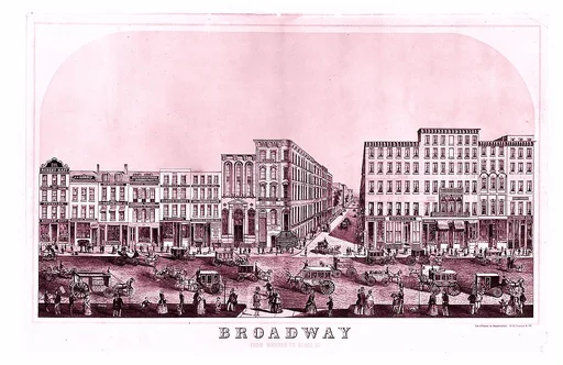 Broadway, New York from Warren to Reade Street