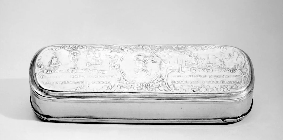 Tobacco box — I. H. Becker