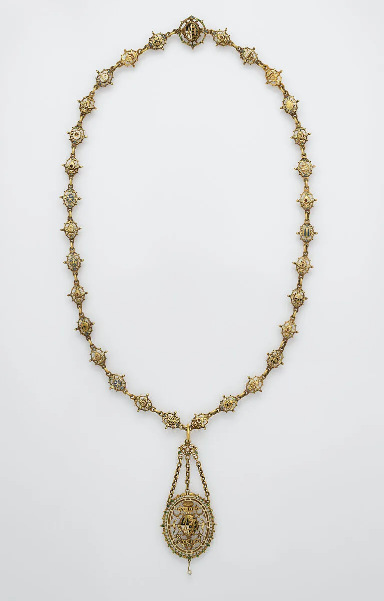 Heraldic chain with pendant badge — Michael Botza