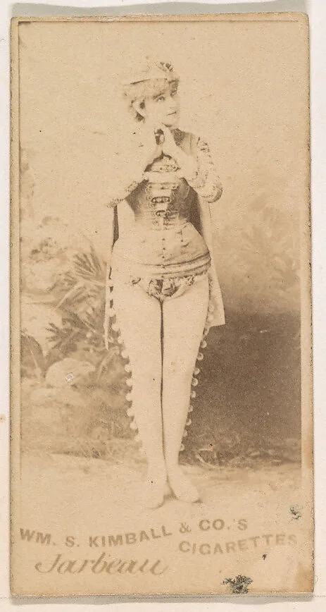 Miss Jarbeau, from the Actresses series (N203) issued by Wm. S. Kimball & Co. — William S. Kimball & Company