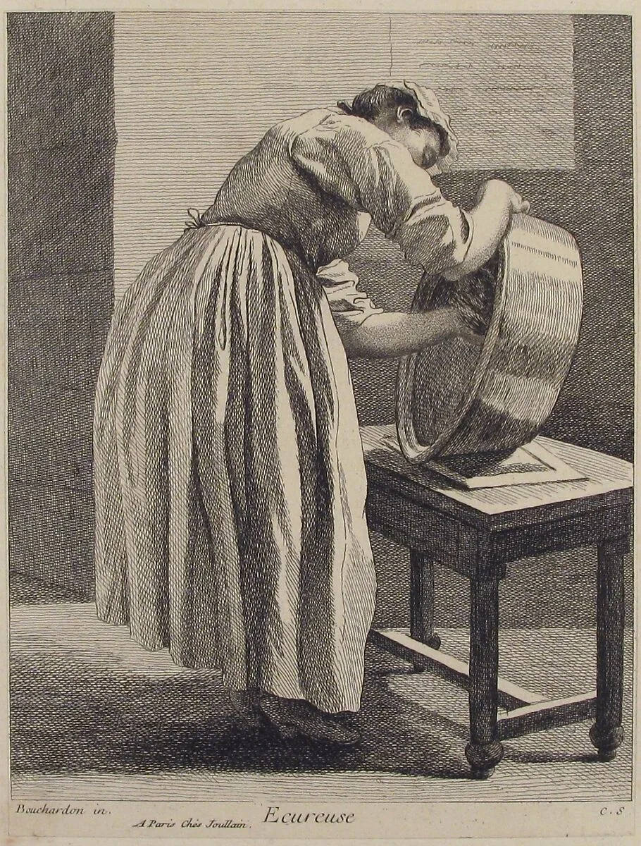 Scullery Maid — Edme Bouchardon|Joullain|Anne Claude Philippe de Tubières, comte de Caylus