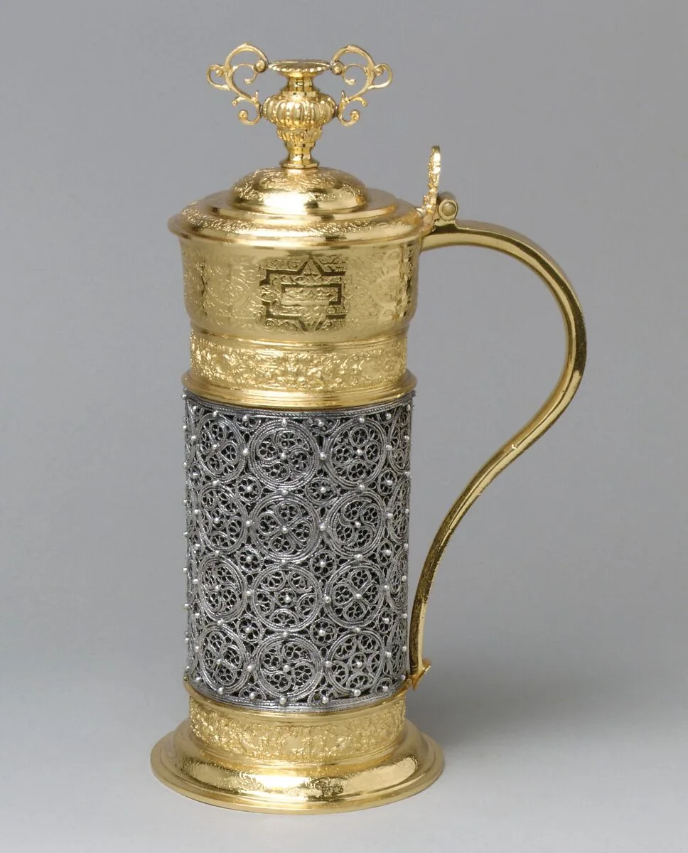 Tankard with cover — Unknown