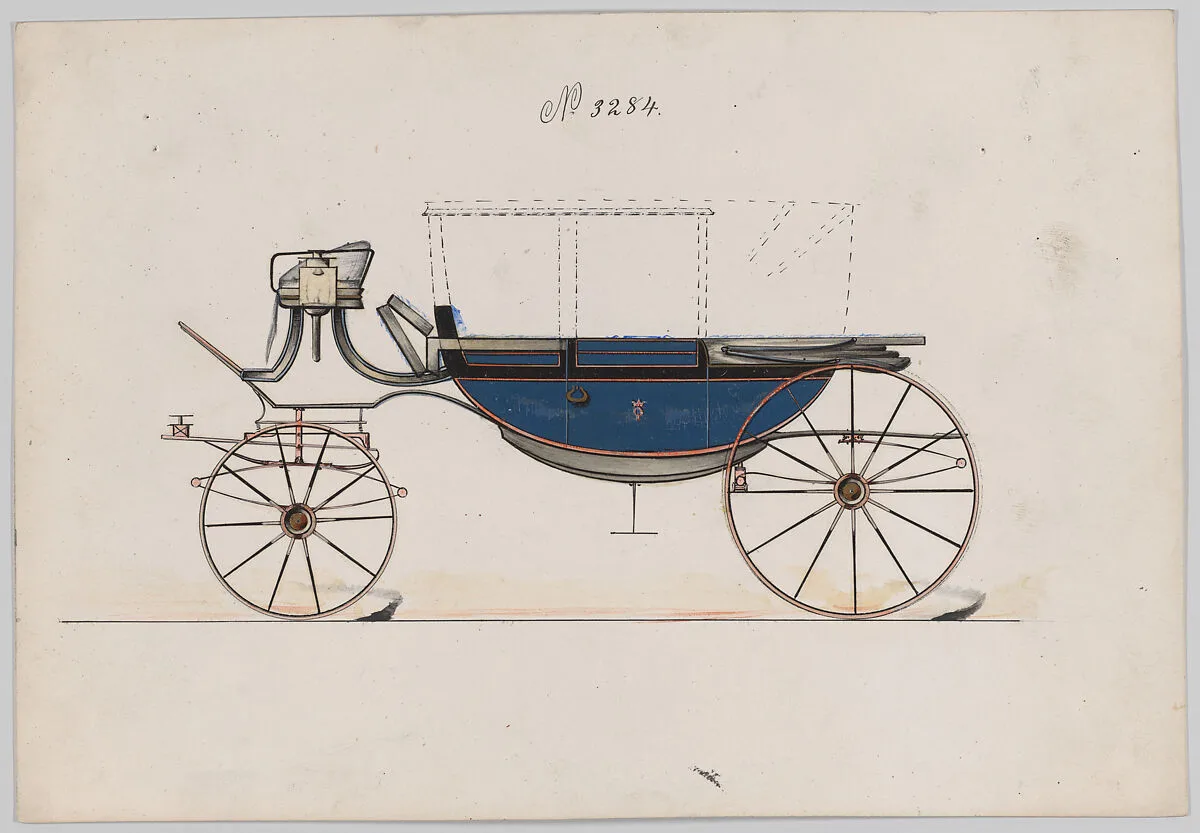 Design for Landau, No. 3284 — Brewster & Co.