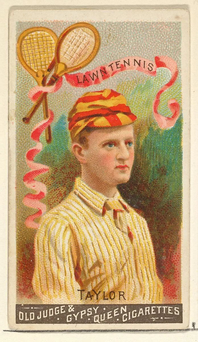 Taylor, Lawn Tennis, from the Goodwin Champion series for Old Judge and Gypsy Queen Cigarettes — Goodwin & Company