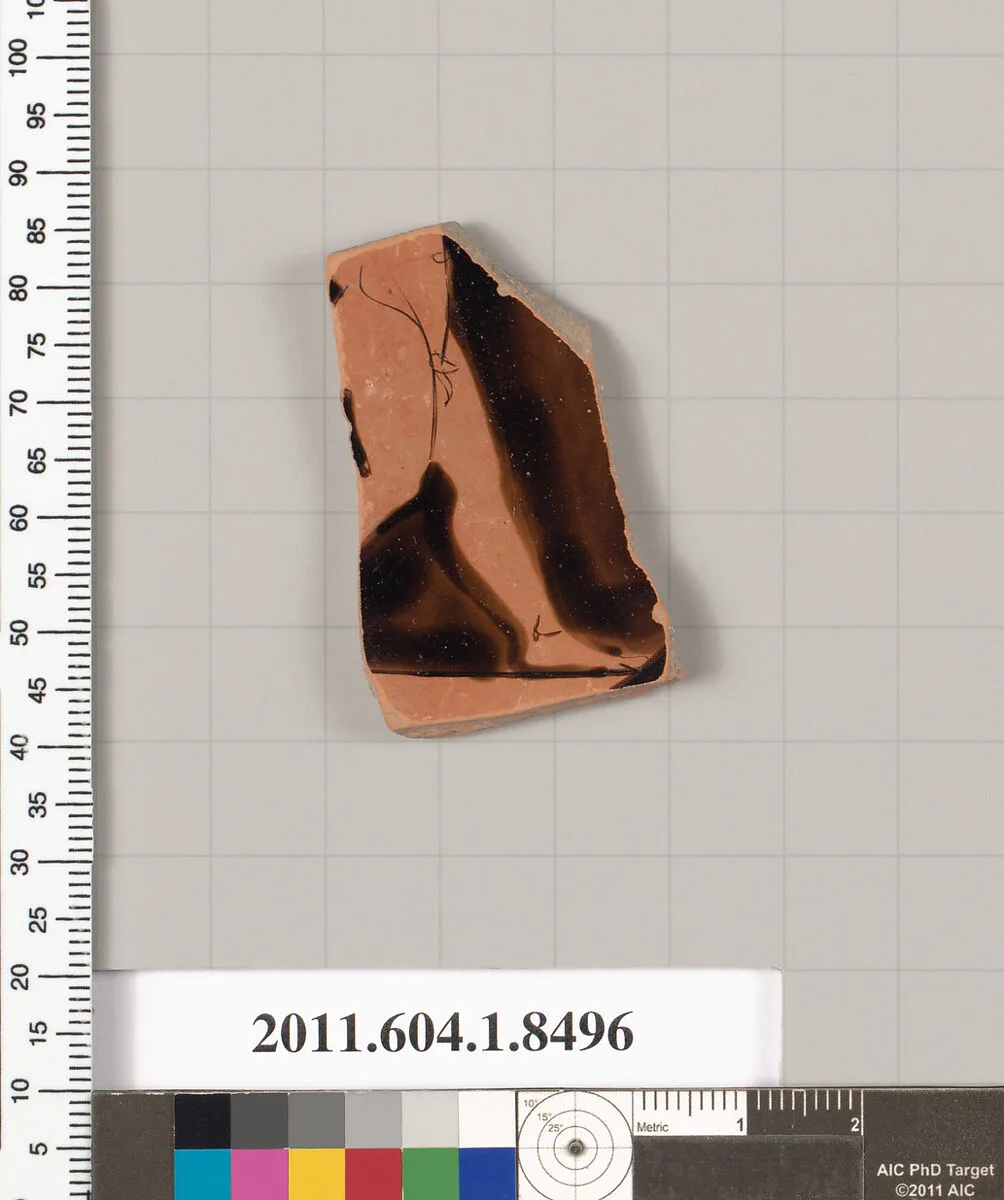 Terracotta fragment of a stemless kylix (drinking cup) — Unknown