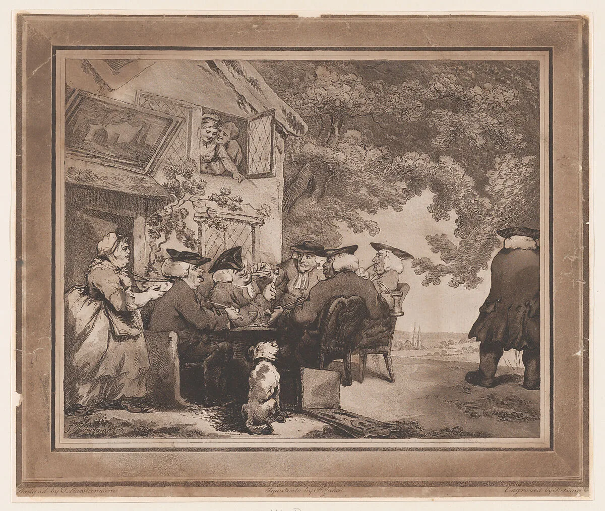 Wet Parsons — Francis Jukes|Peter Simon|Thomas Rowlandson