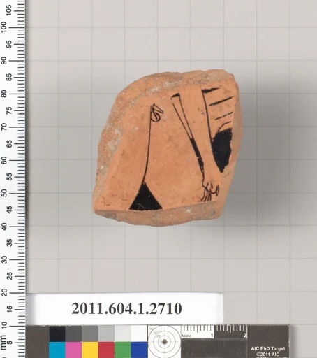 Terracotta fragment of a kylix (drinking cup)