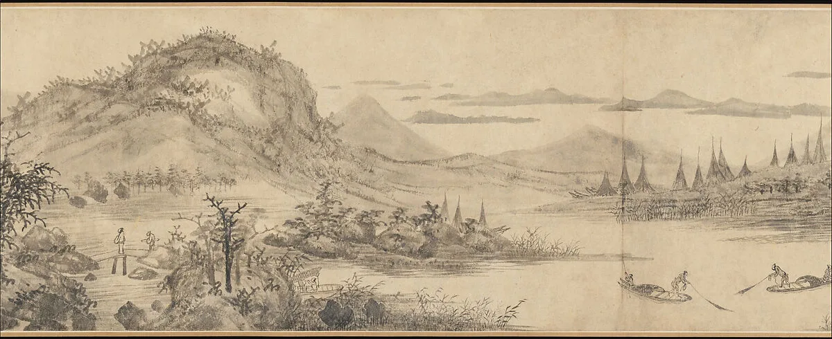 明 王紱 江山漁樂圖 卷|Joys of the Fisherman — Wang Fu