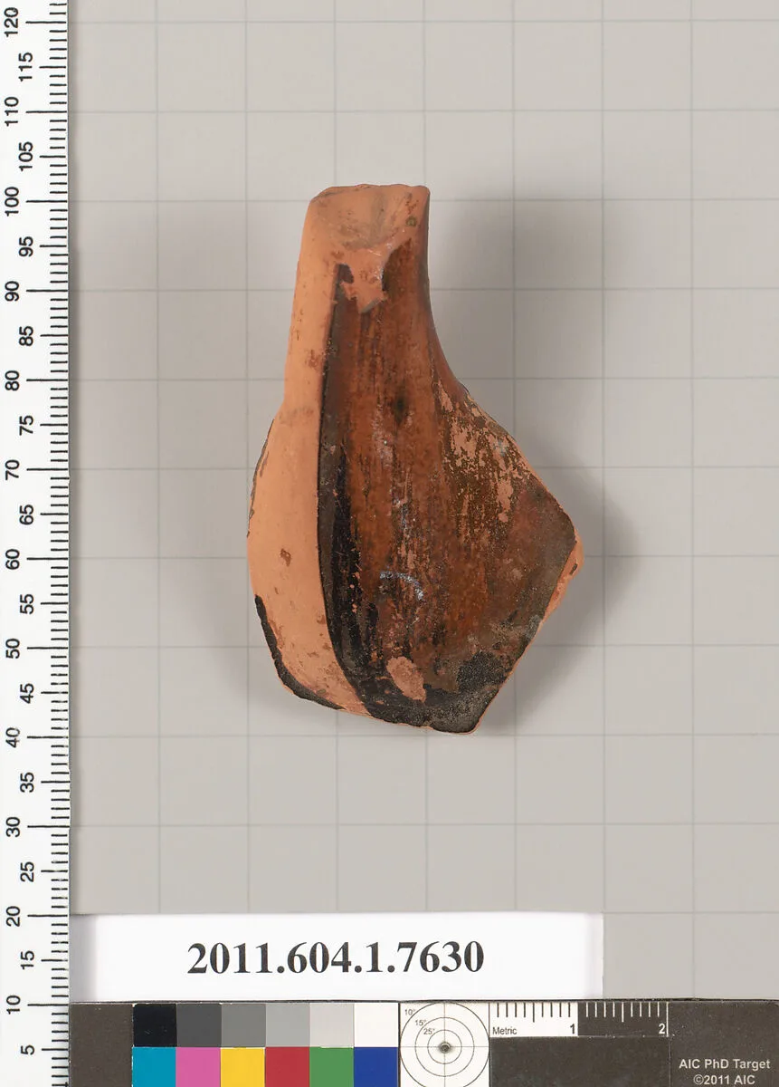 Terracotta fragment of a kylix (drinking cup) — Unknown