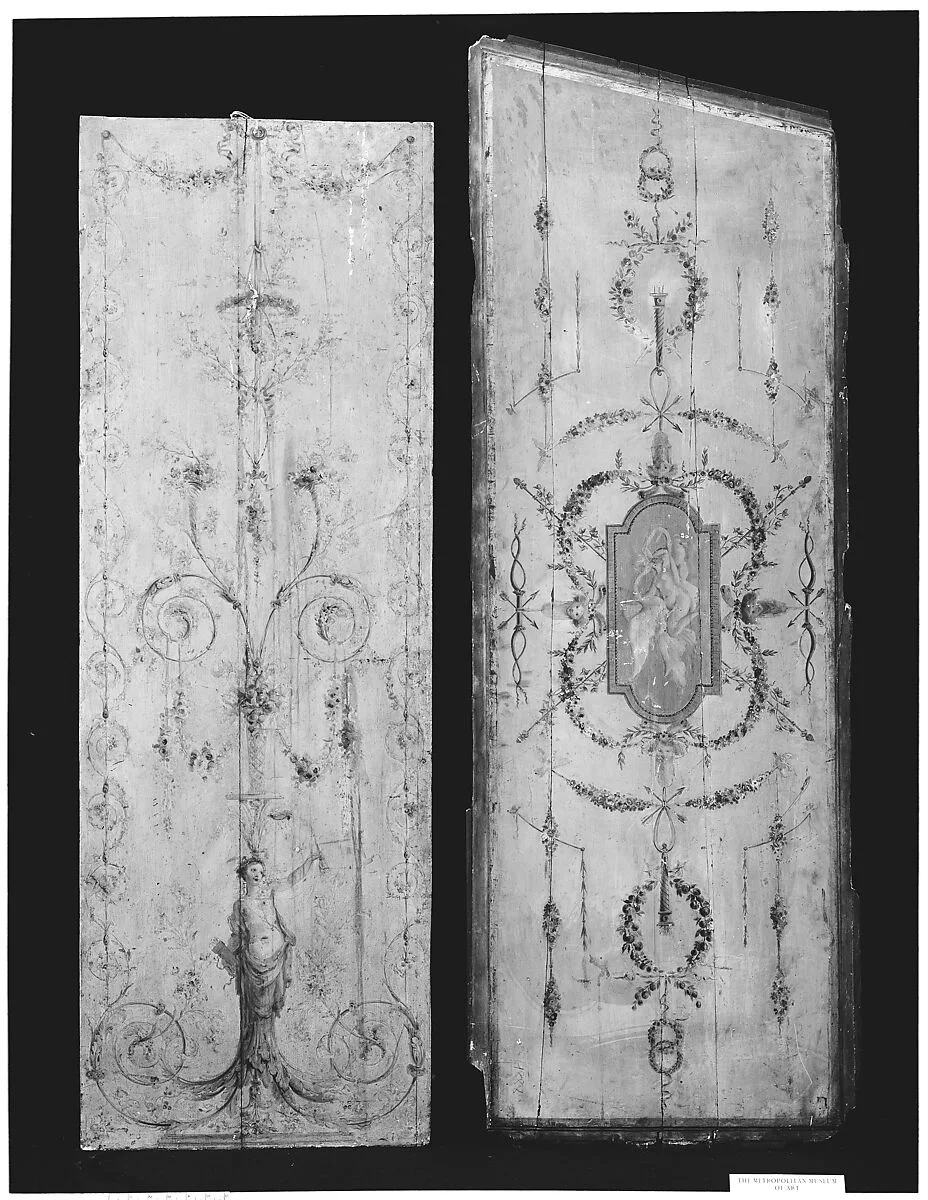 Window embrasure panel with Leda and the Swan — Unknown
