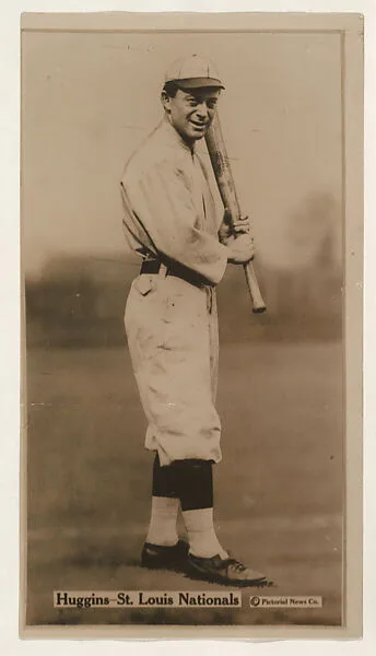Huggins, St. Louis Americans, from the Famous Baseball Players, Champion Athletes, and Photo Play Stars, issued by Fatima Turkish Blend Cigarettes — Liggett & Myers Tobacco Company