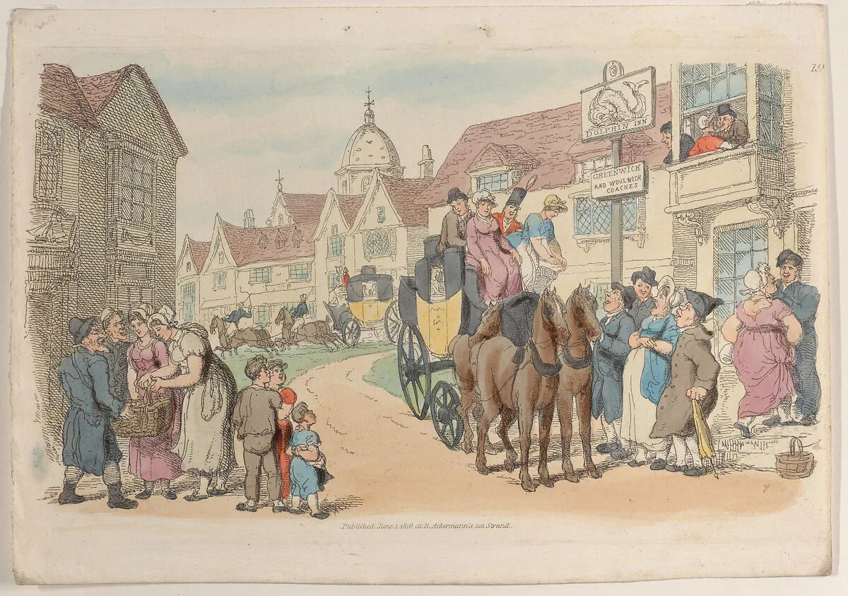 Plate 19, from "World in Miniature" — Thomas Rowlandson|Rudolph Ackermann, London