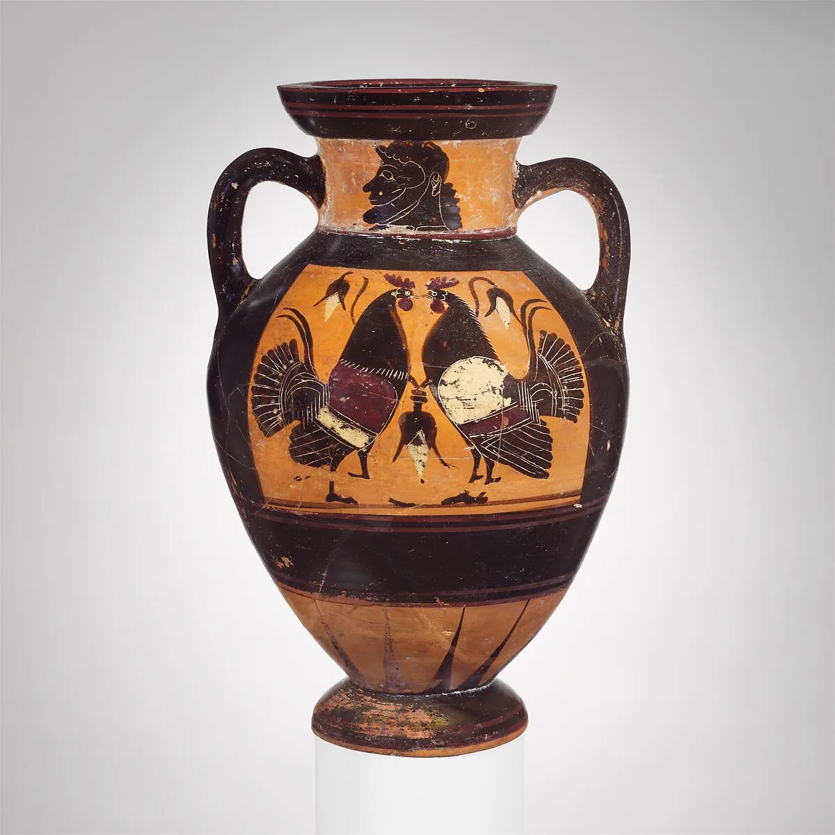 Terracotta neck-amphora (jar) — Painter of London B 76