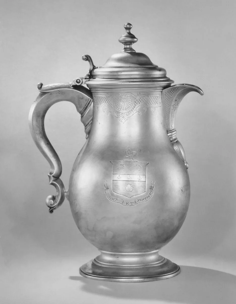 Jug with cover — Paul de Lamerie