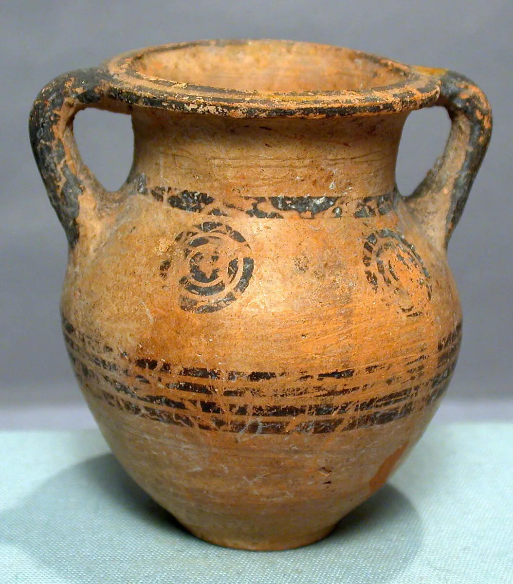 Terracotta miniature amphora — Unknown