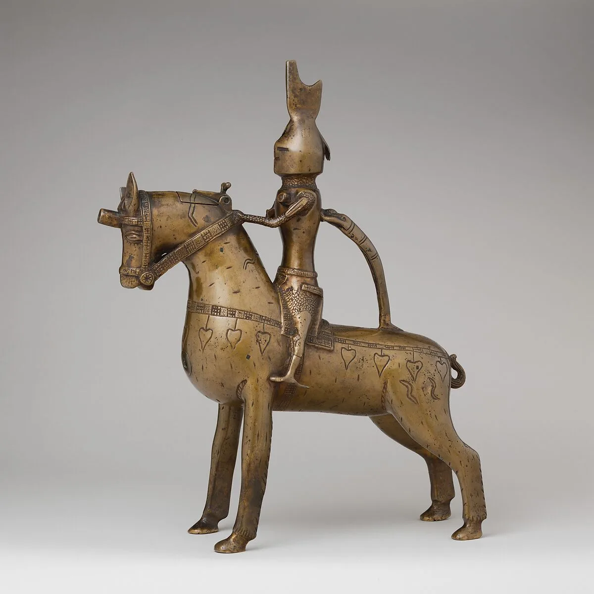 Aquamanile in the Form of a Knight onHorseback — Unknown