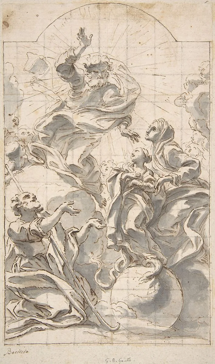 Allegory of the Immaculate Conception — Giovanni Battista Gaulli (Il Baciccio)