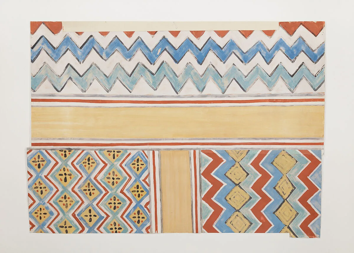 Ceiling on the South Side of Nakht's Offering Chapel — Norman de Garis Davies