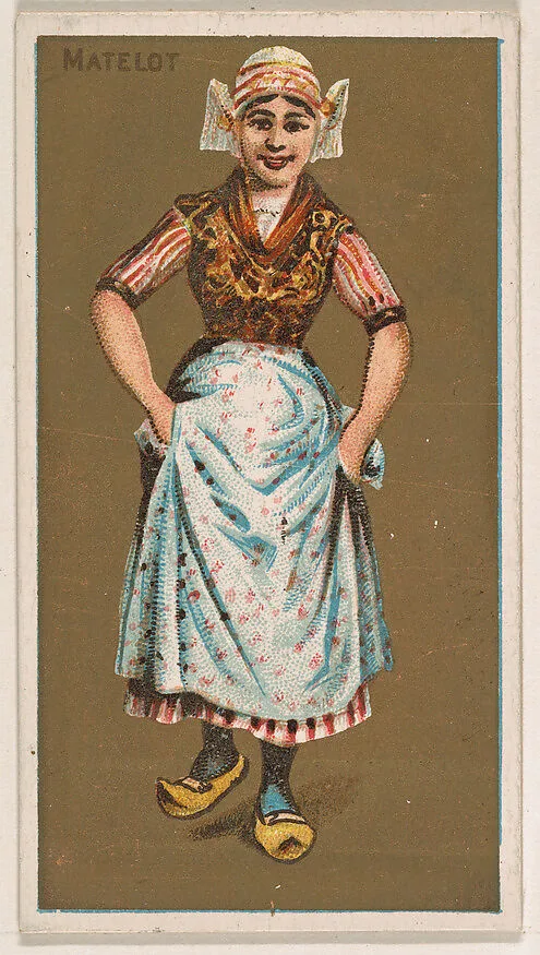 Matelot, from National Dances (N225, Type 1) issued by Kinney Bros. — Kinney Brothers Tobacco Company