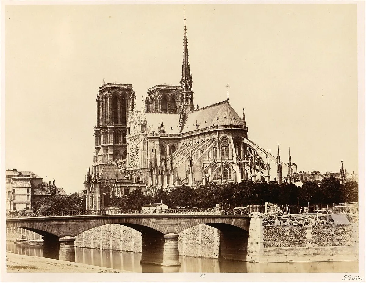 Notre-Dame (Abside) — Edouard Baldus