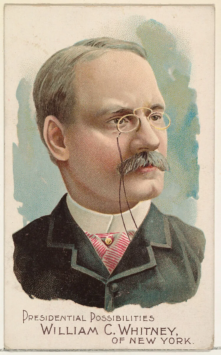 William C. Whitney of New York, from the Presidential Possibilities series (N124) issued by Duke Sons & Co. to promote Honest Long Cut Tobacco — The Giles Company|W. Duke, Sons & Co.