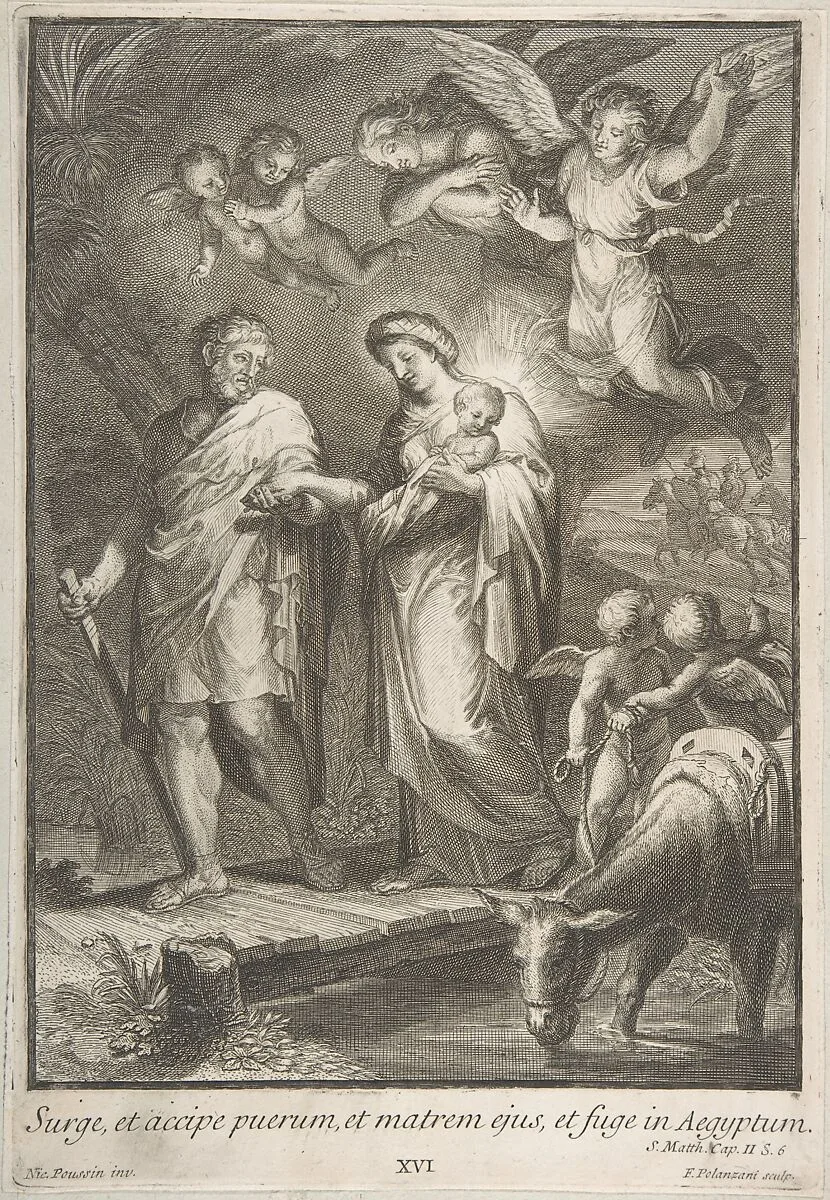 The Flight into Egypt — Francesco Polanzani|Jacques Stella