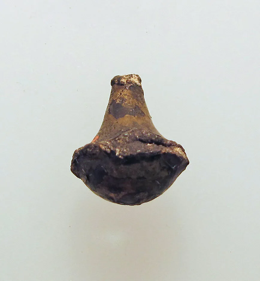 Pendants, nail head, from earrings — Unknown