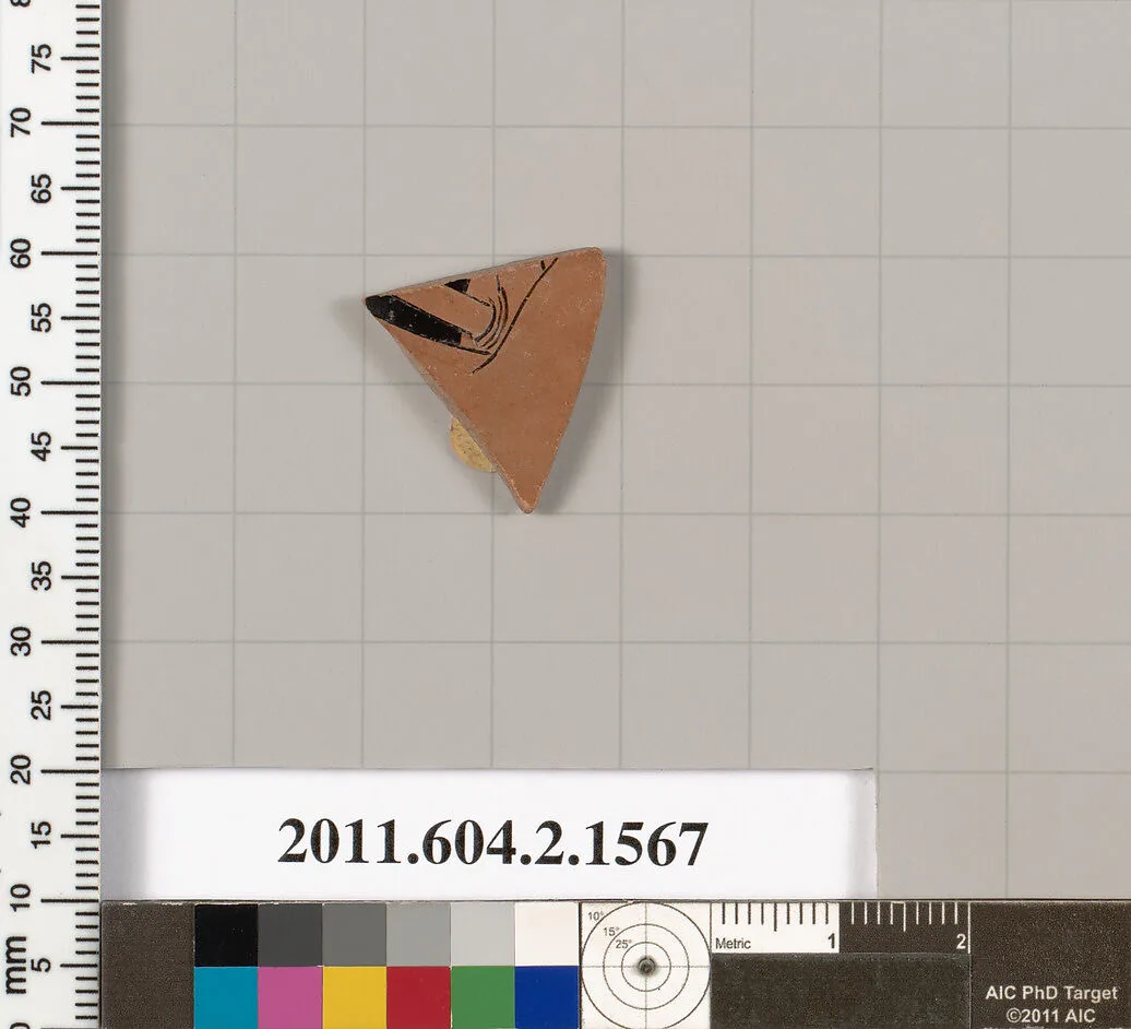 Terracotta fragment of a skyphos (deep drinking cup) — Unknown
