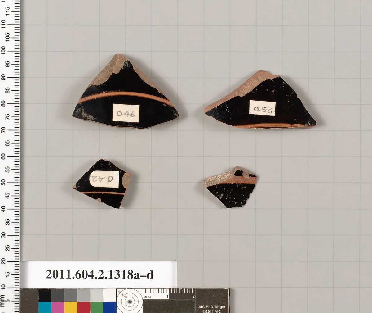 Terracotta fragments of skyphoi (deep drinking cups) — Unknown