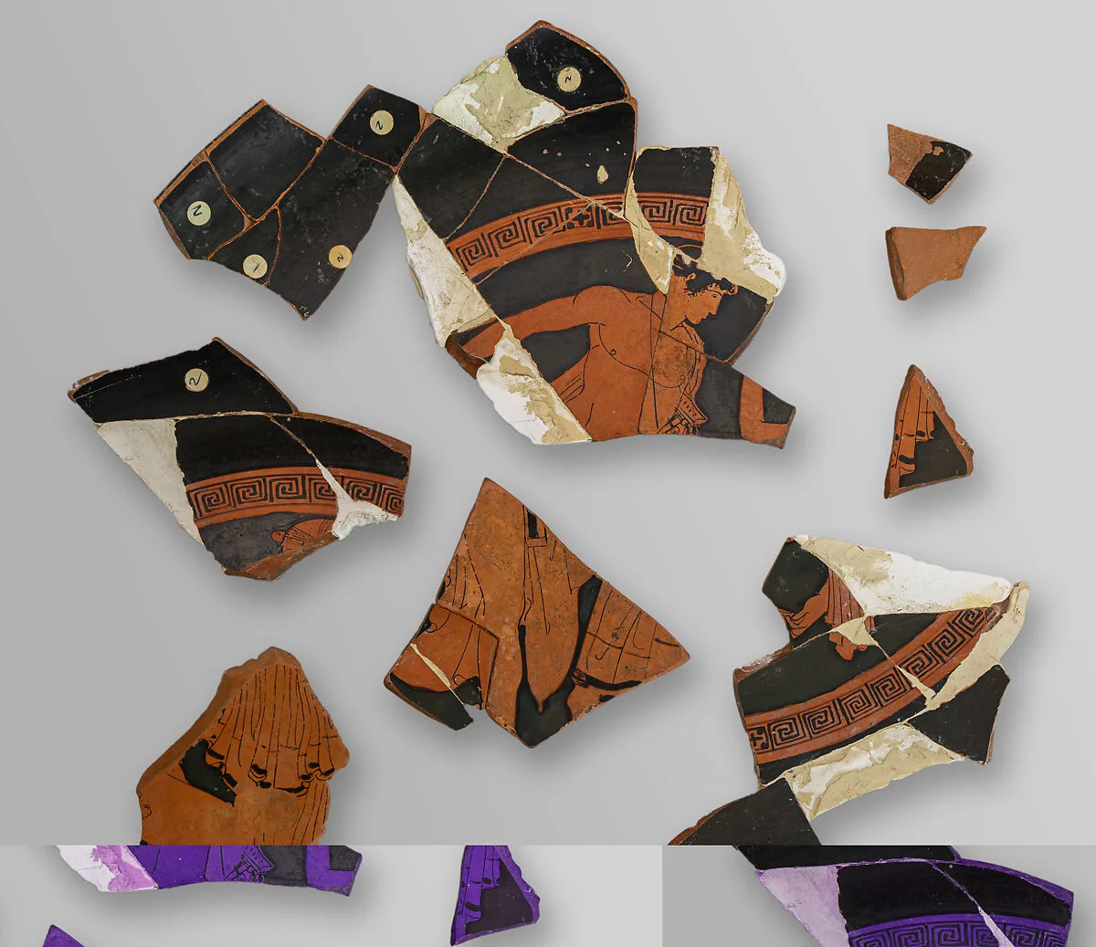 Kylix fragment — Penthesilea Painter