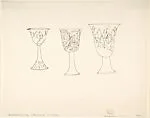 Three Designs for Goblets — Bertold Löffler