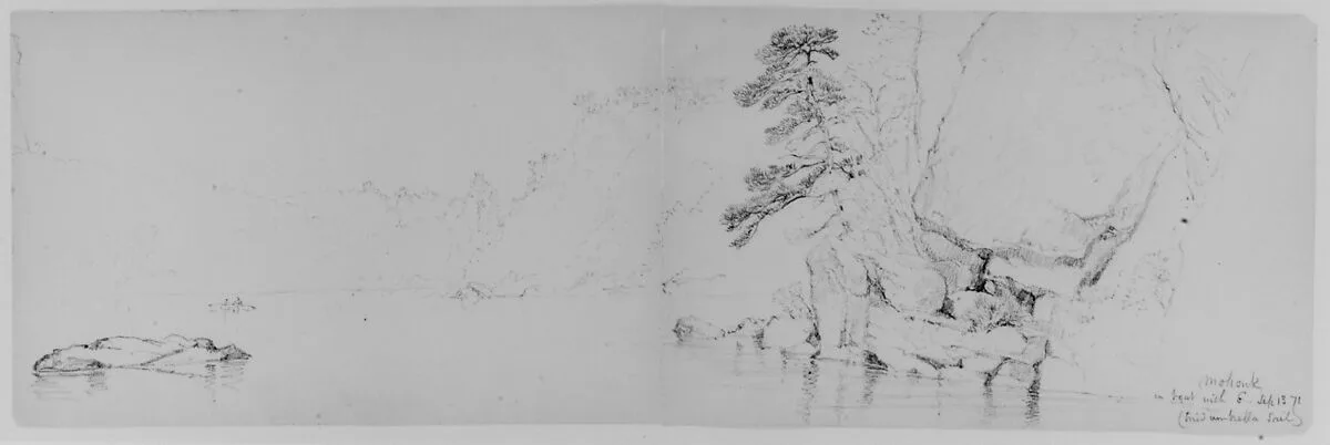 Mohonk, 1871 (from Sketchbook) — Daniel Huntington