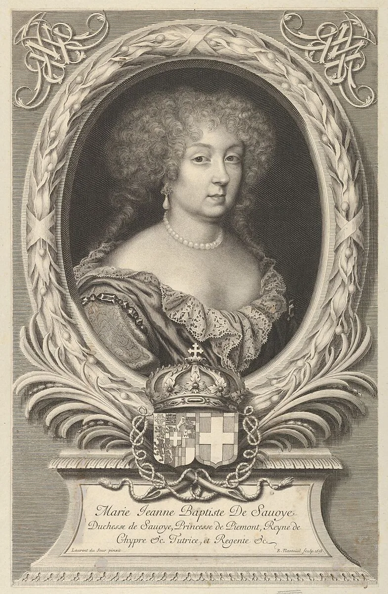 Marie Jeanne Baptiste de Savoie-Nemours — Robert Nanteuil|Laurent du Sour