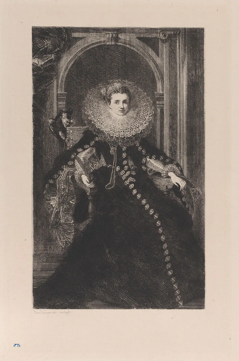 Infanta Isabella, after Simon de Vos — Simon de Vos|Jules-Ferdinand Jacquemart