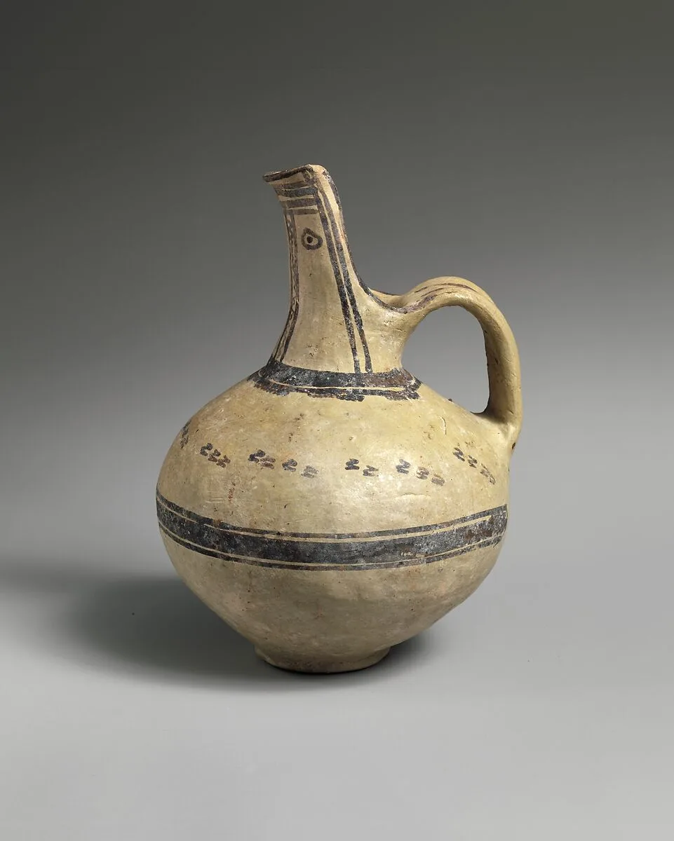 Terracotta beak-spouted jug — Unknown