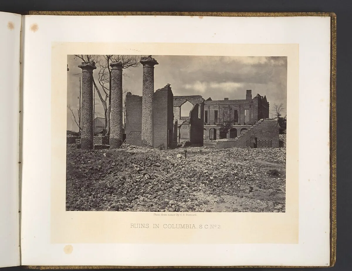 Ruins in Columbia, South Carolina No. 2 — George N. Barnard