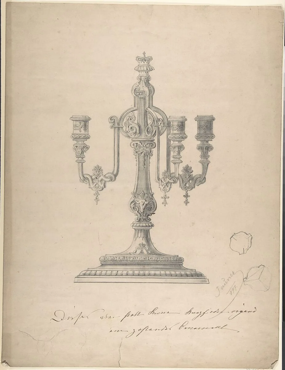 Design for a Candelabra — Heinrich Jauner