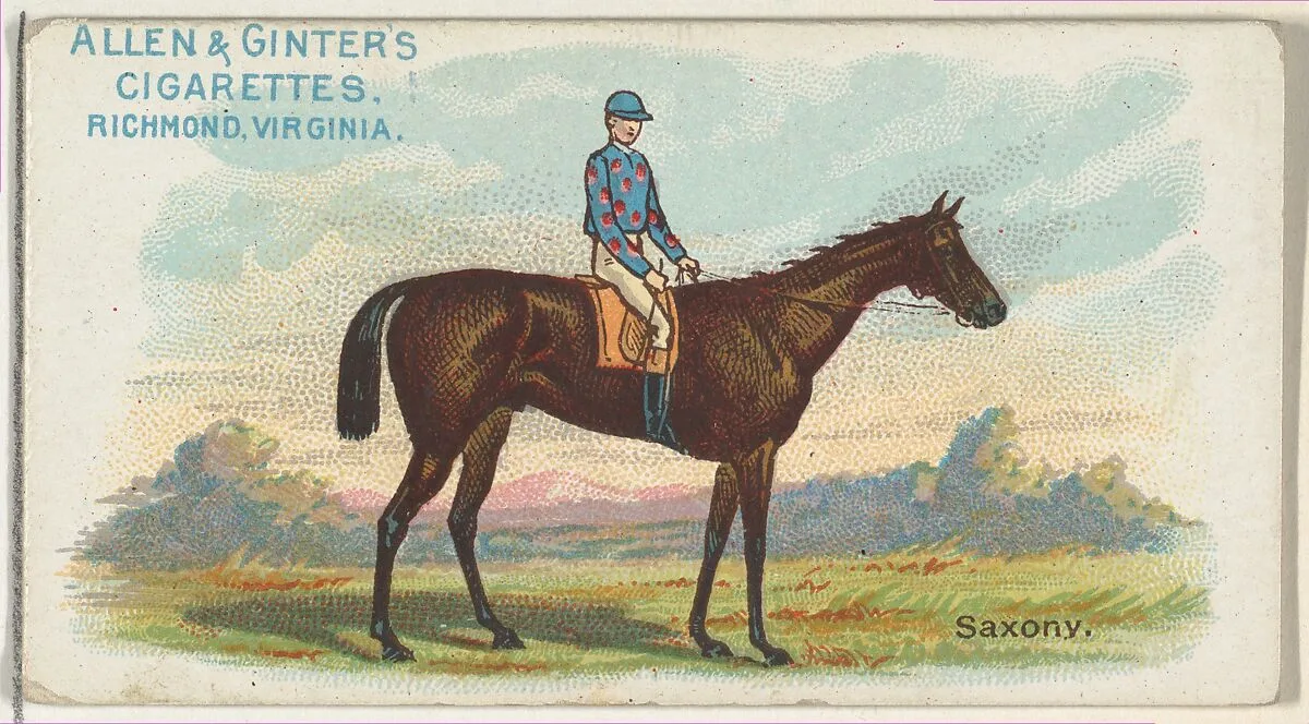 Saxony, from The World's Racers series (N32) for Allen & Ginter Cigarettes — Allen & Ginter|Lindner, Eddy & Claus