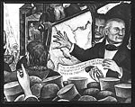 [Detail of James Polk from "Expansion" Panel of Diego Rivera's Mural for the New Worker's School, New York City]