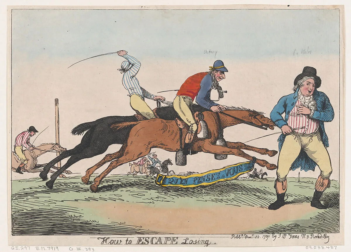 How to Escape Losing — Samuel Chifney Jr.|Thomas Rowlandson|George, Prince of Wales