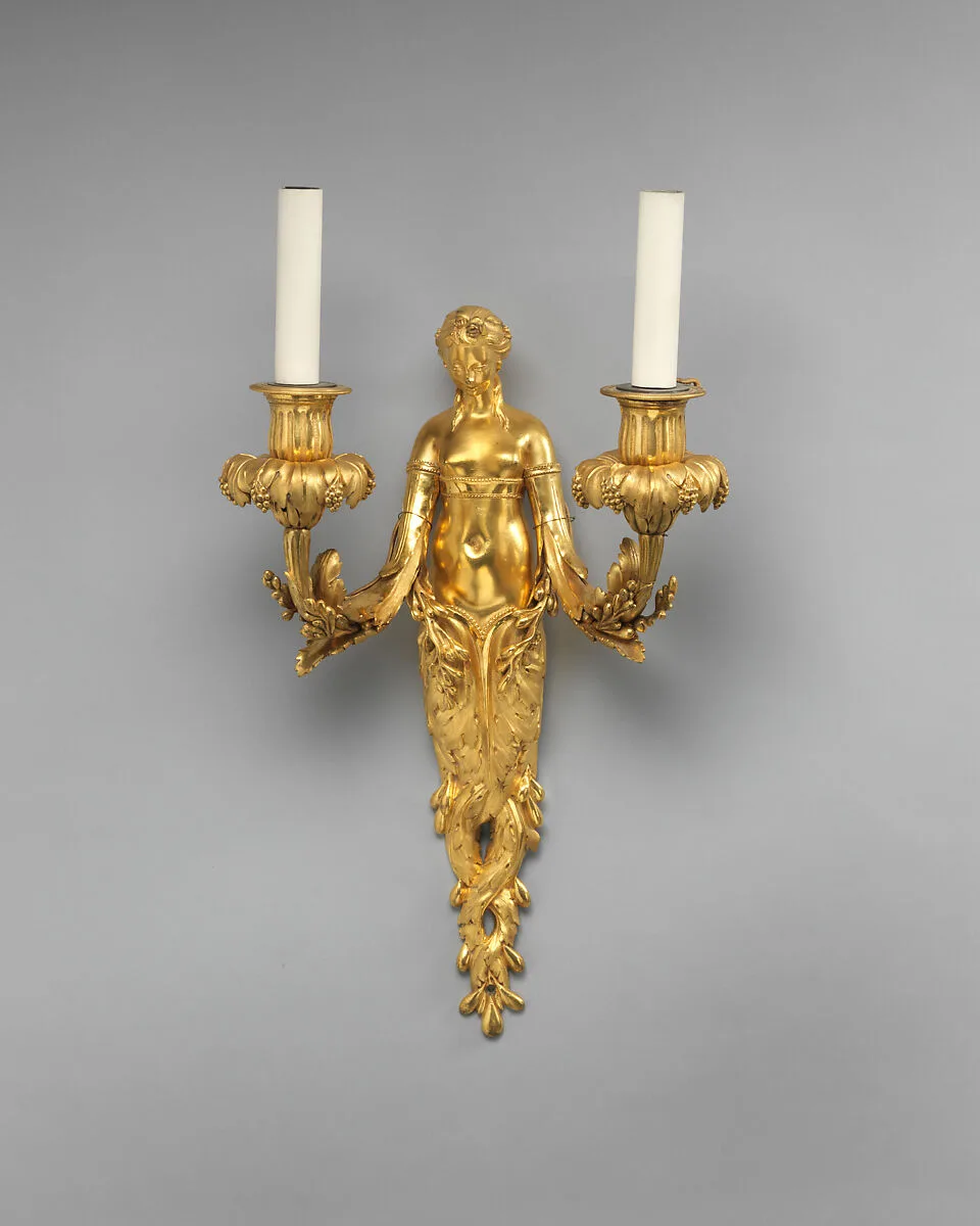 Wall light (bras de lumière) (one of a pair) — Robert Joseph Auguste