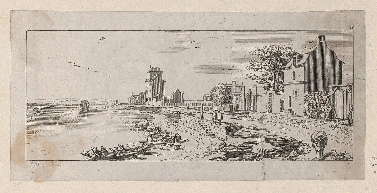 View of a Natural Port — Antoine Benoist