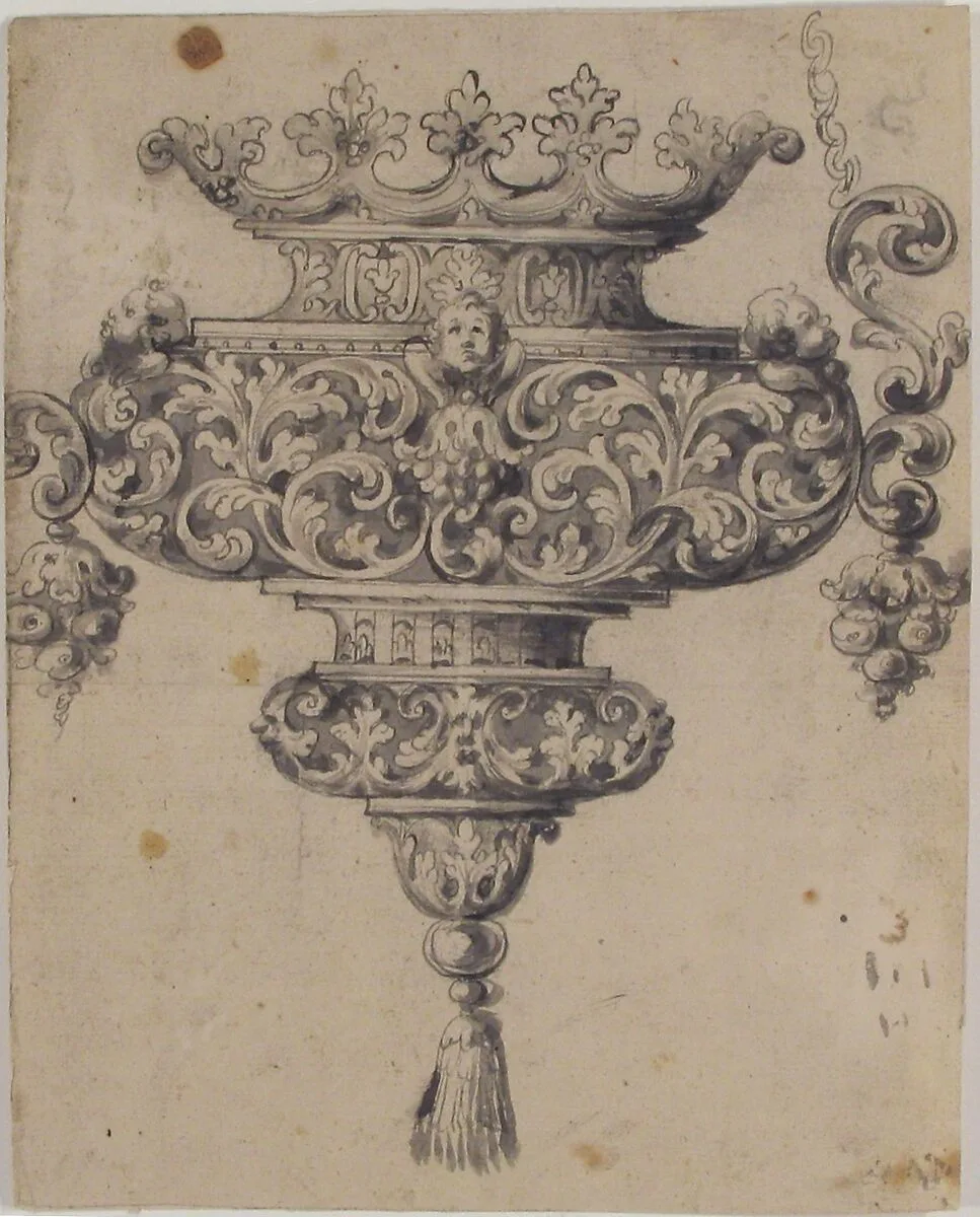 Design for a Sconce — Anonymous, French, 19th century