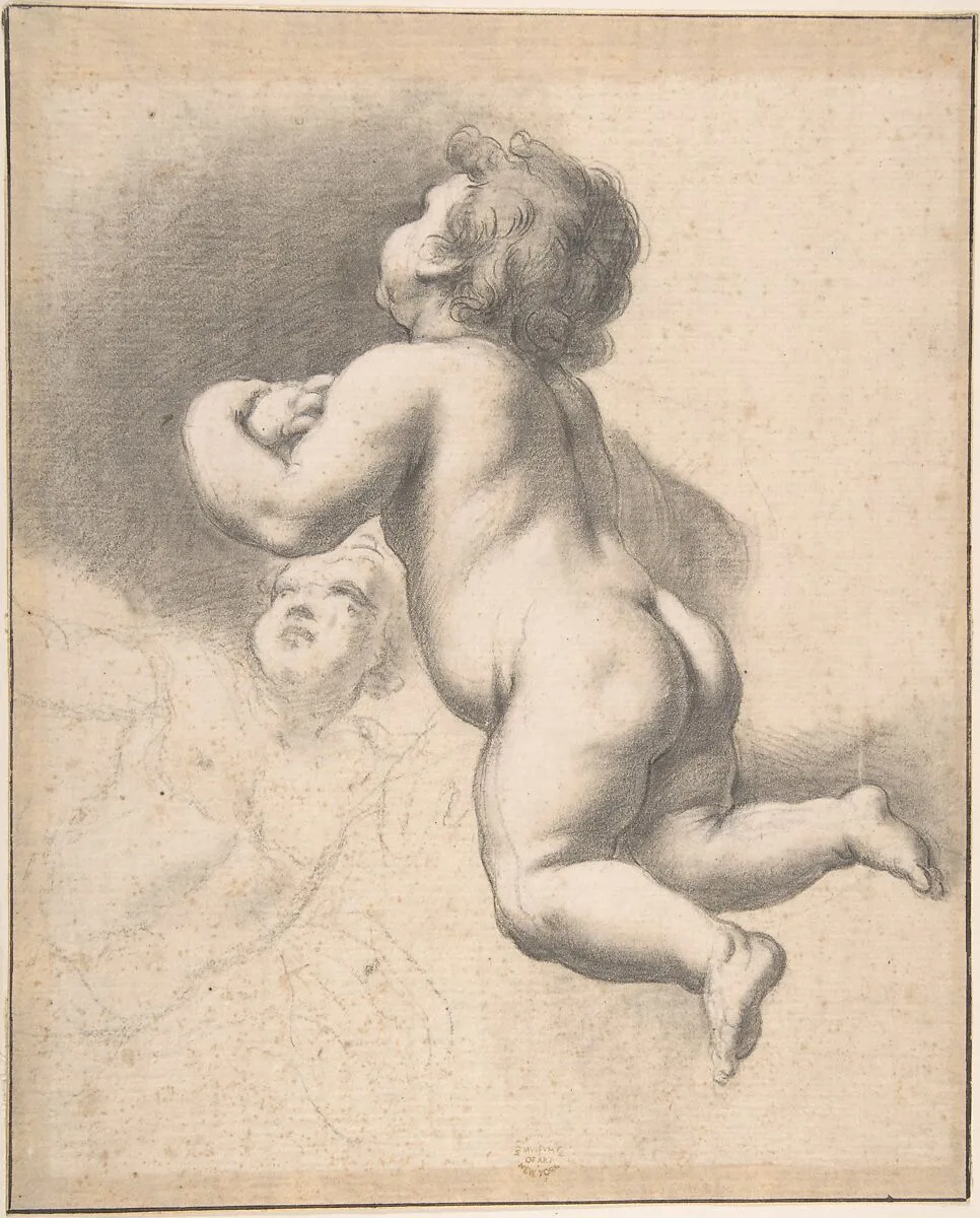 Cherubs — Anonymous, Italian, Roman-Bolognese, 17th century