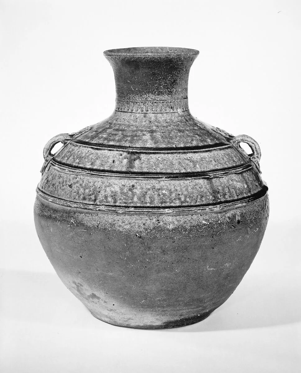 西漢 模印紋青瓷罐|Jar (Labakou Hu) — Unknown
