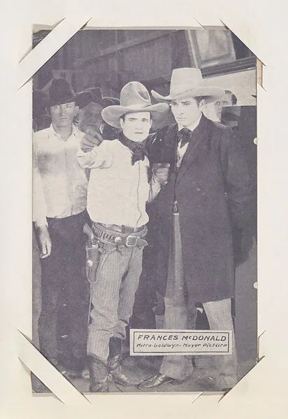 Frances McDonald from Western Stars or Scenes Exhibit Cards series (W412) — Unknown