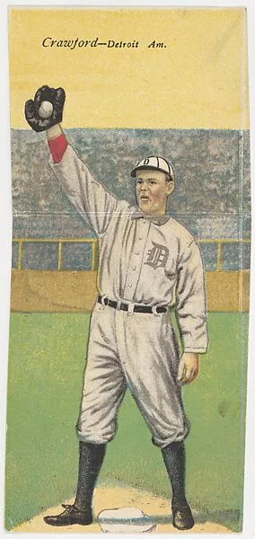 Crawford, Detroit, American League, from the Mecca Double Folder series (T201) — Mecca Cigarettes