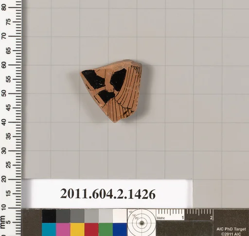 Terracotta fragment of a skyphos (deep drinking cup)