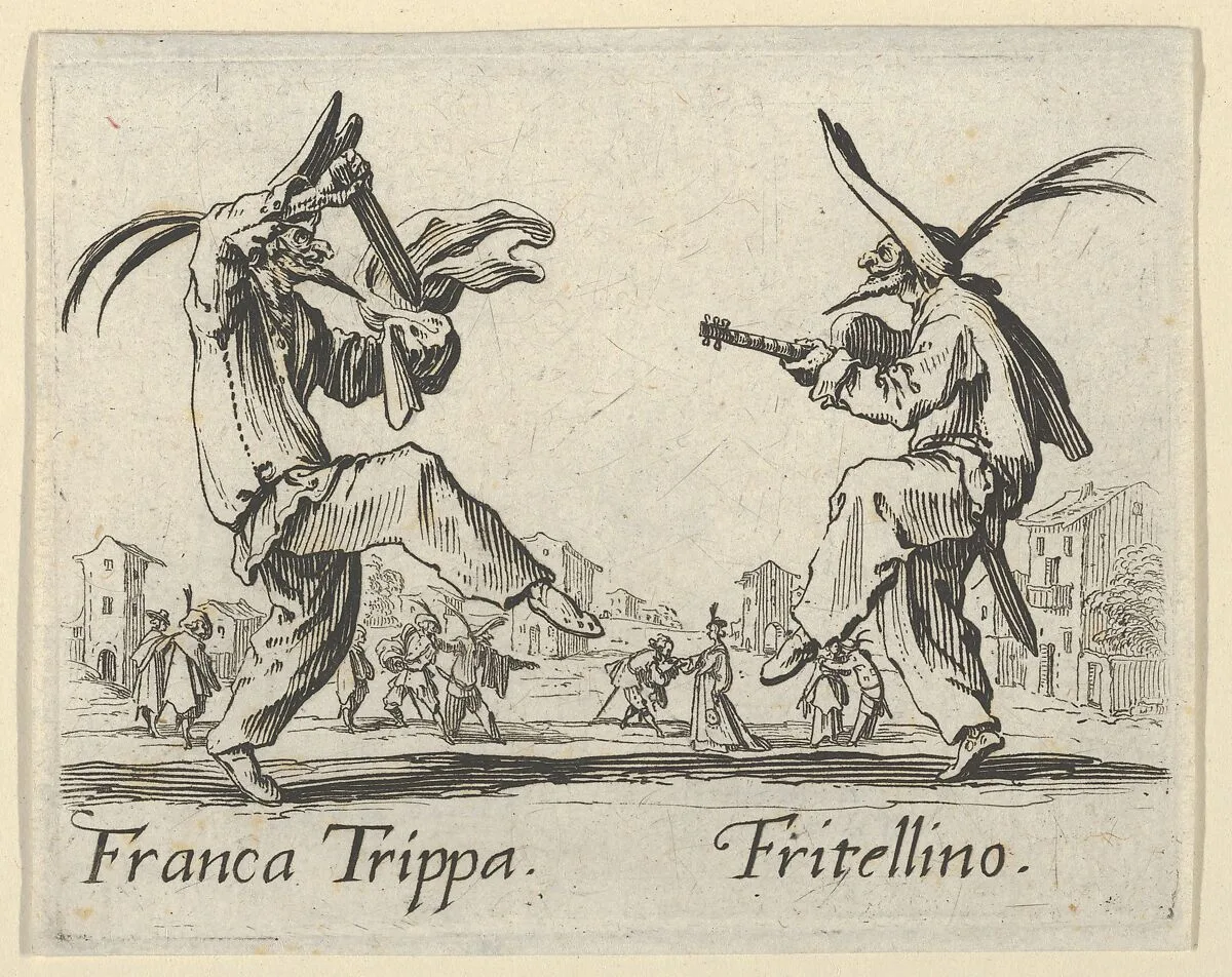 Franca Trippa - Fritellino, from the Balli di Sfessania — Jacques Callot