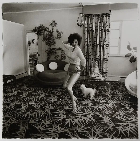 Blaze Starr in her living room, Baltimore, Md. — Diane Arbus|Neil Selkirk|Blaze Starr